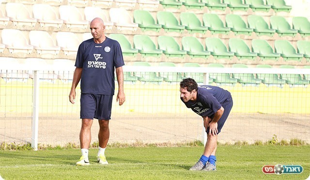 חוזרים לשתף פעולה. טננבאום (מימין) וסימן טוב (קובי פורטל)